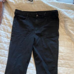 Plus size black American eagle jeans